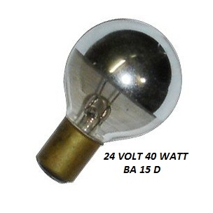 24 Volt 40 Watt BA15D