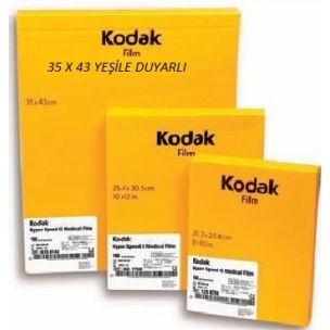 Röntgen Filmi 35x43 Yeşile Duyarlı